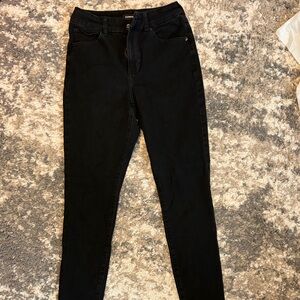 Express Midnight Black Skinny Jeans